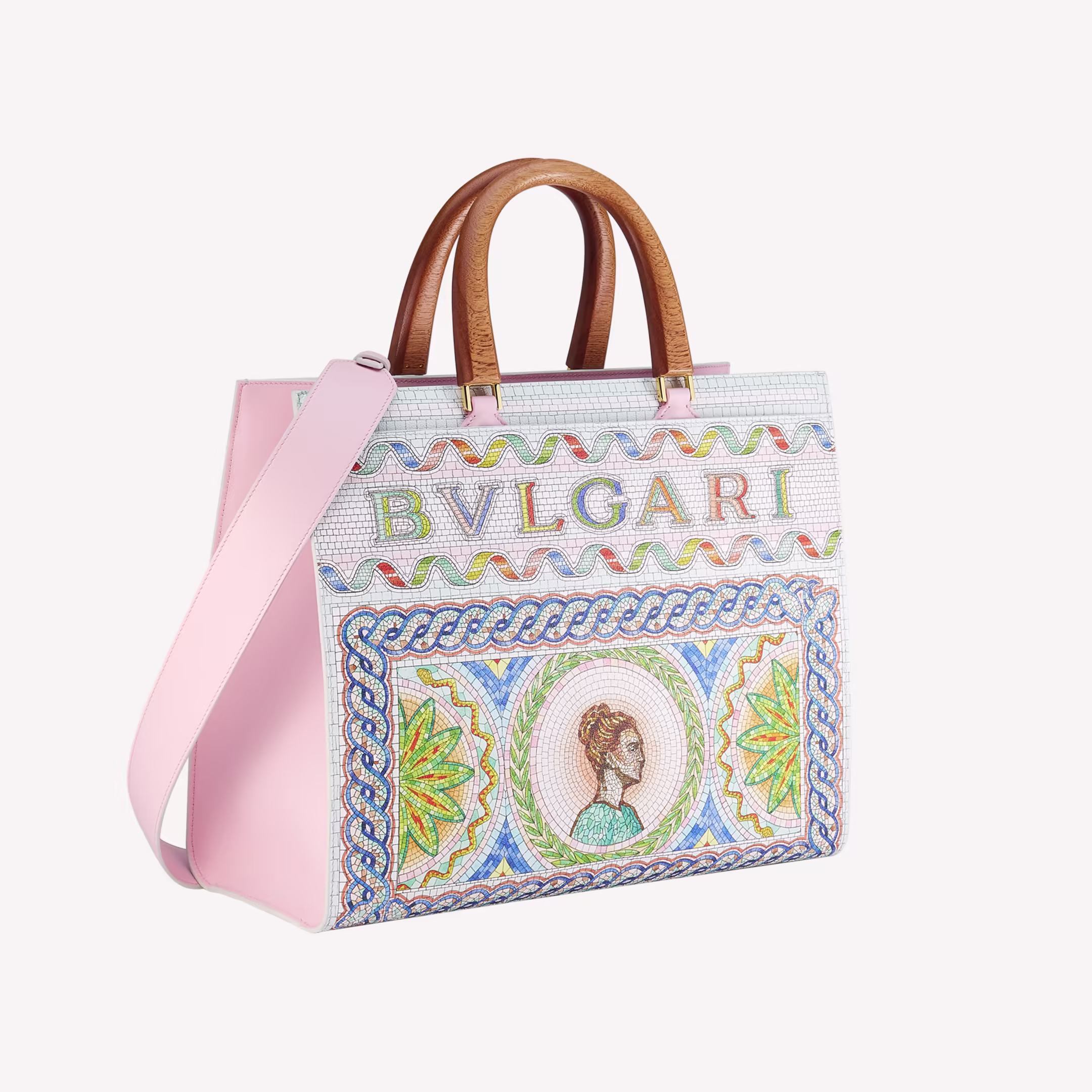 Bvlgari x Casablanca tote bag mosaico